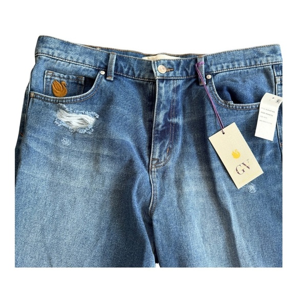 Gloria Vanderbilt Miles Straight mid-rise straight leg jeans size 32 | 14 NWT - Picture 6 of 10